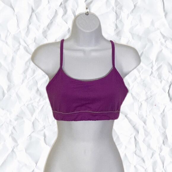 Adidas Climalite Purple Sports Bra - Medium - Picture 1 of 4